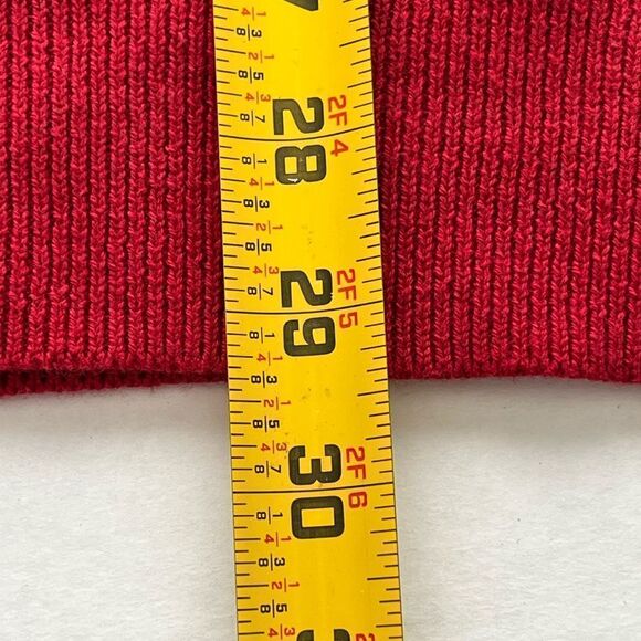 Amazon Essentials Men's Medium Weight Red 1/4 Zip Sweater Sz Large NWT - Picture 4 of 7
